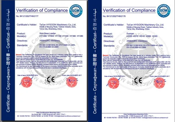 Hysoon wheel mini skid steer loader CE Certification.jpg