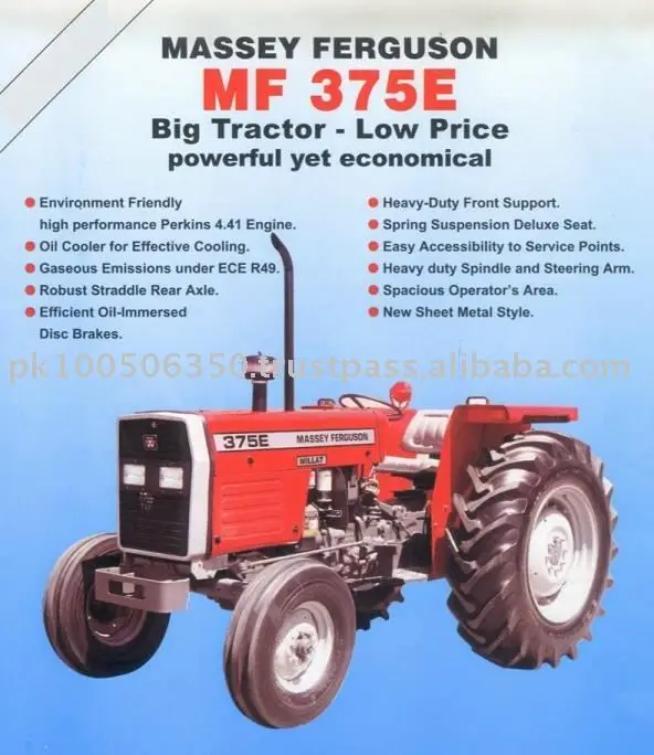 Tractor tractores Massey Ferguson MF 35 caja de herramientas