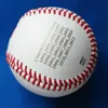 A grade full grain leather baseball with 85% all white wool winding