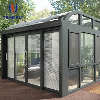 New Products Aluminium Glass House Aluminium Sunroom Kits Buy Sunroom Kits Aluminium Glass House Glass House Product On Alibaba Com