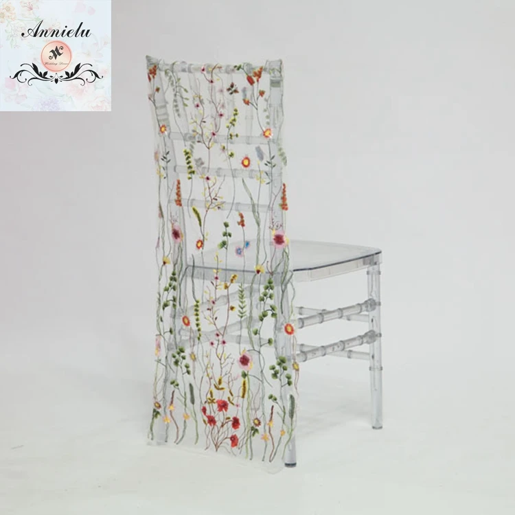 embroidery design basic polyester elegant chair covers chiavari for plastic chairs