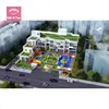 Kids kindergarten nursery child-care centre outdoor playground play slide structure landscape design