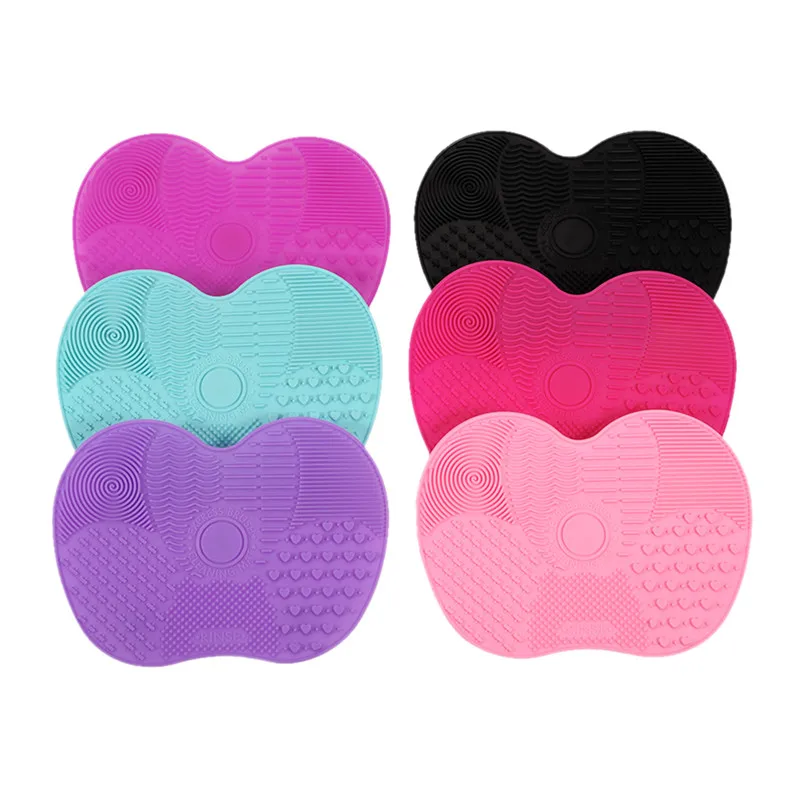 
Silicone cosmetic brush cleaning cleaner mat 