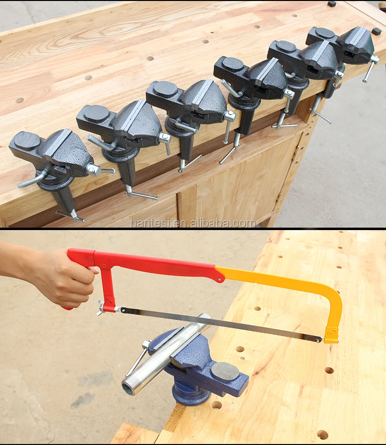  360 Degree Woodworking Table Vice With Round Anvil Table Vise 