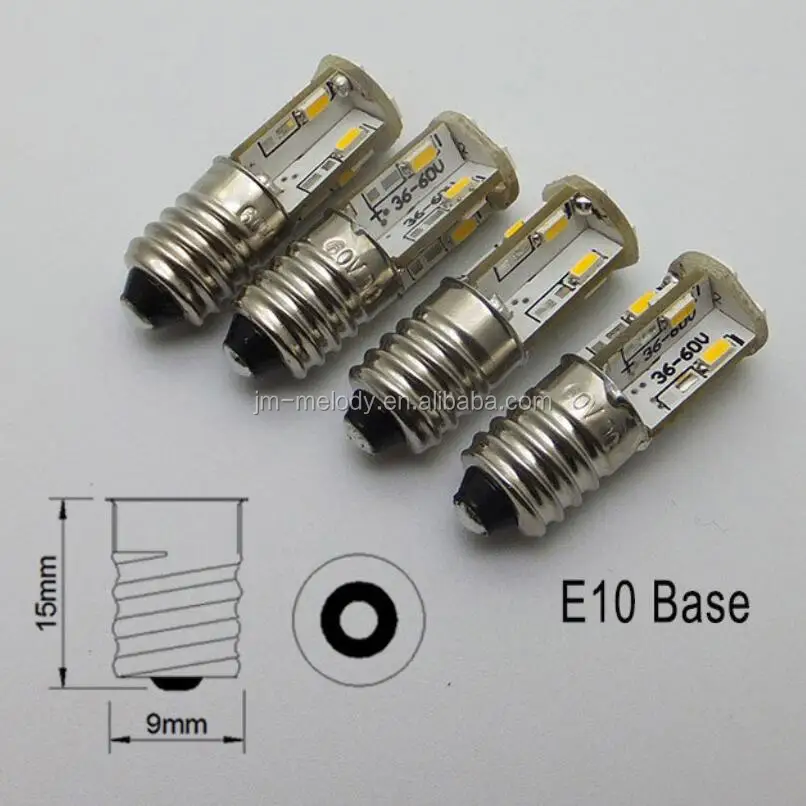1w E10 Led Bulb 48v E10 Led 12v E10 Led E10 230v 6v E10 Led Bulb 12v