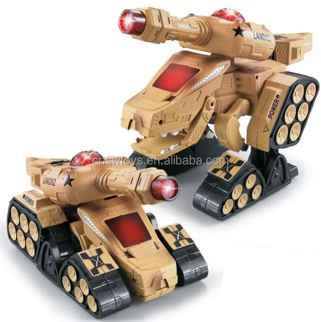 Jiaqi New Toy Eclectic Robot Tank Toy Transformation Robot Tank Toy