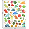41pcs 3d Wall Stickers Home Decor Dinosaur Cartoon Pattern For Kids