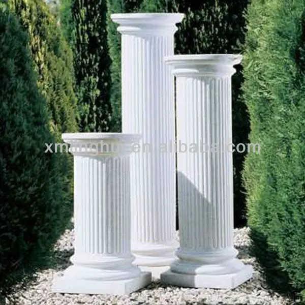 chez amateur récap photos p1  - Page 21 Roman-Column-Pillar-Handmake-White-Resin-Garden
