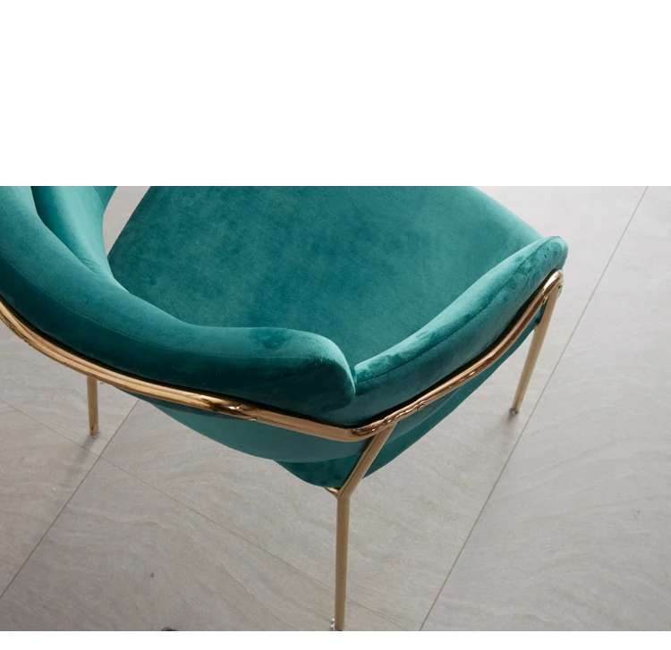 Nordic Modern Colorful Cheap Recliner Chair Dining Table Chair Design