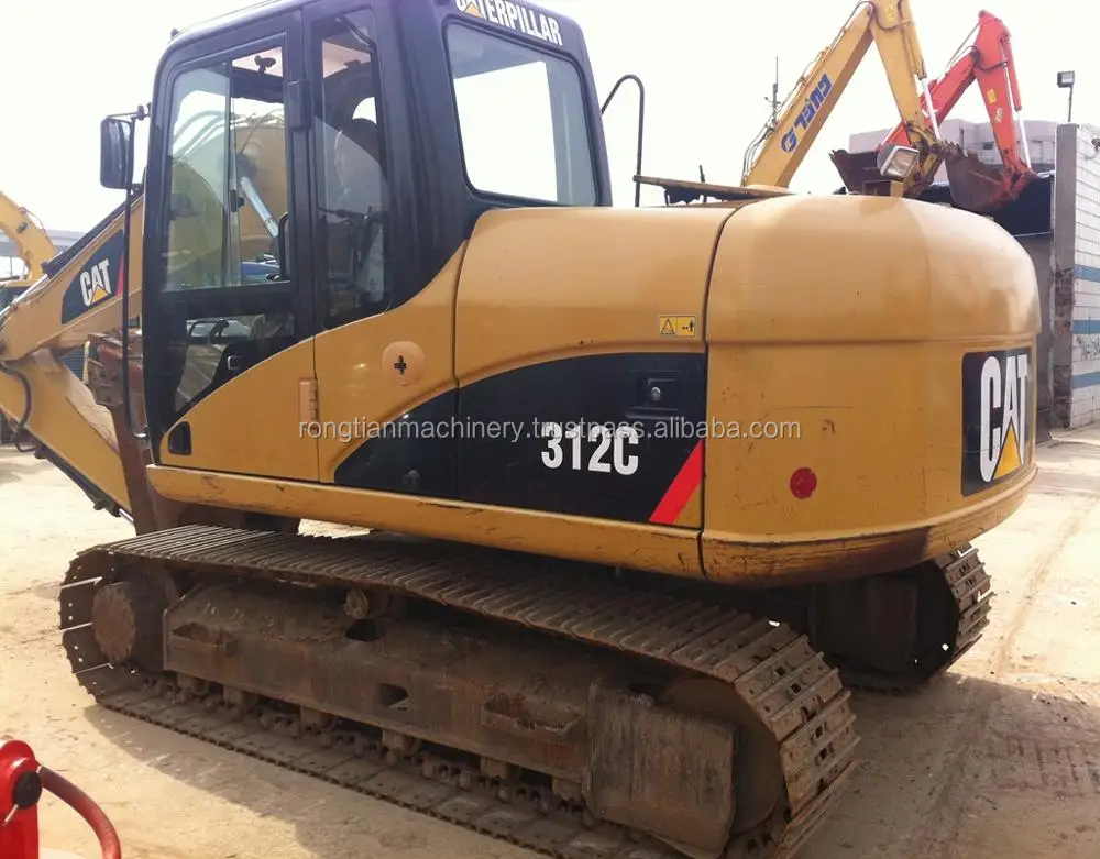 Running Condition 12t Japanese Used Cat 312c Excavator For Sale In ...