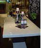 Simple style dining table design,cultured marble dining room table