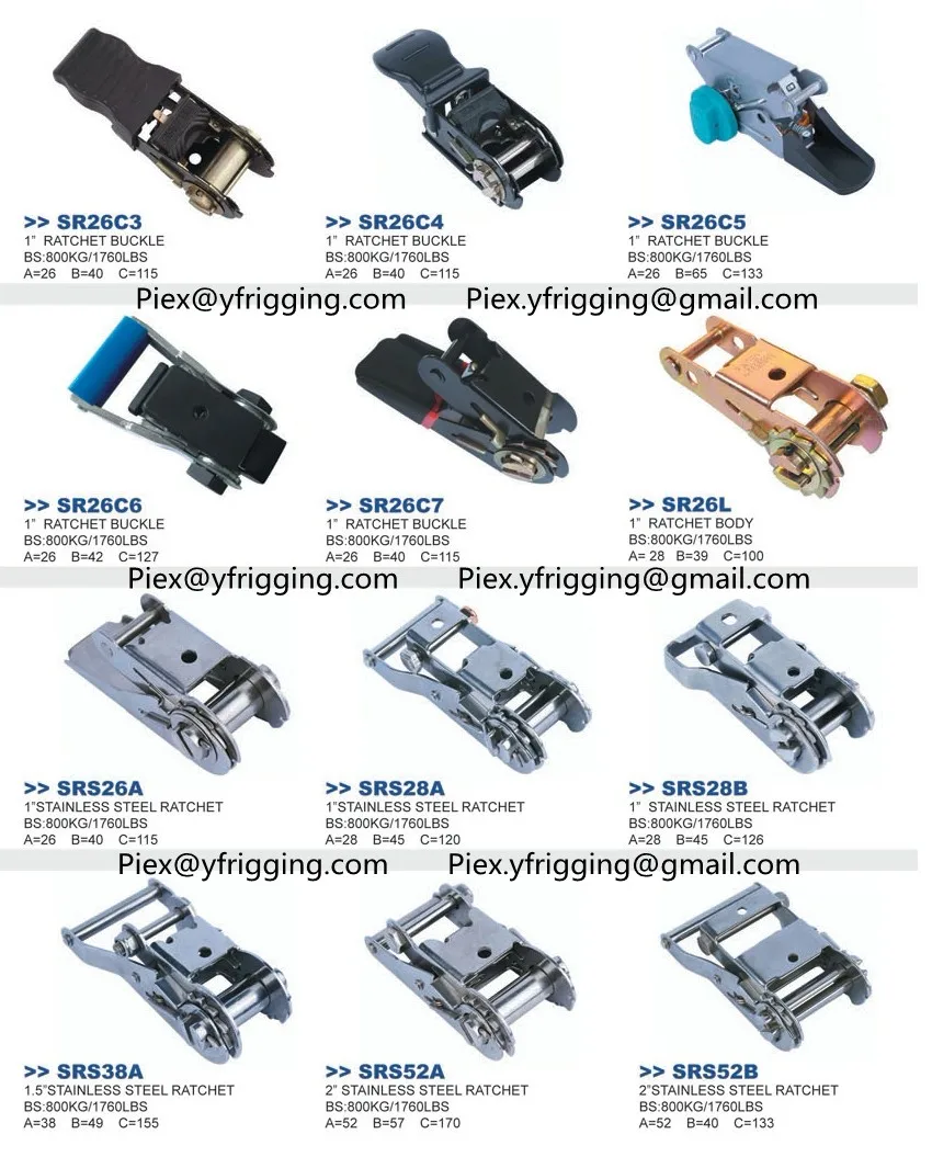 Factory 1inch 25mm 27mm 38mm 50mm Metal Cam Lock Buckles For bing