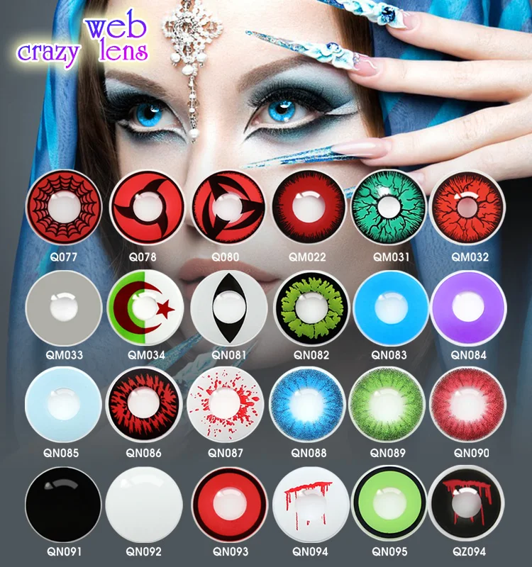 Wholesale Yearly Kakashi Sharingan Cosplay Color Contact Lens Buy Wholesale Color Contact Lens