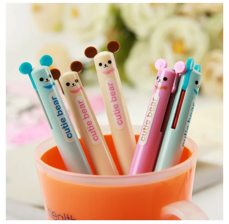 Fancy Cute Bear Plastic Ballpoint Pen For Student - Buy Fancy Ballpoint ...