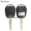 Hot Sale 2 Buttons Flip Key Case car Fob Car Fit For Ssangyong Actyon Kyron Rexton