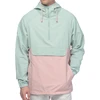 Man Jacket 2019 Quarter Zipper Front Storage Pouch Hooded Anorak Jacket