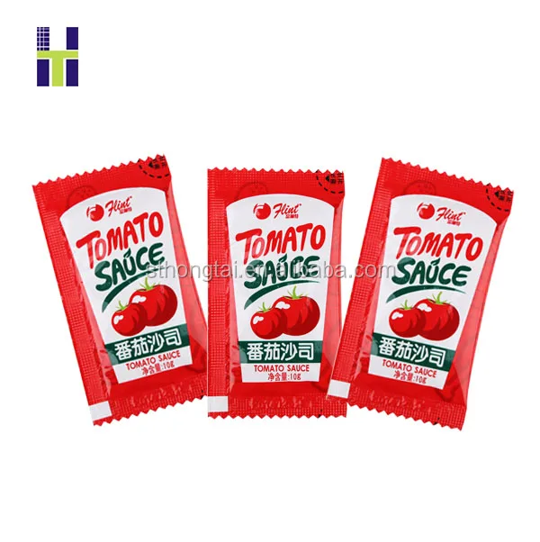 Custom Printed 10g Tomato Ketchup Packet Film Roll Packaging Film