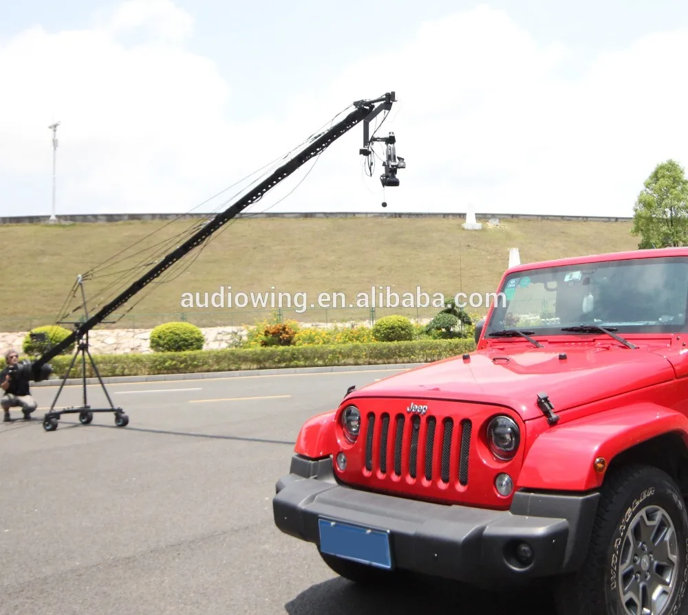 POWERKAM 32ft jib Camera Crane with motorised rc camera mount