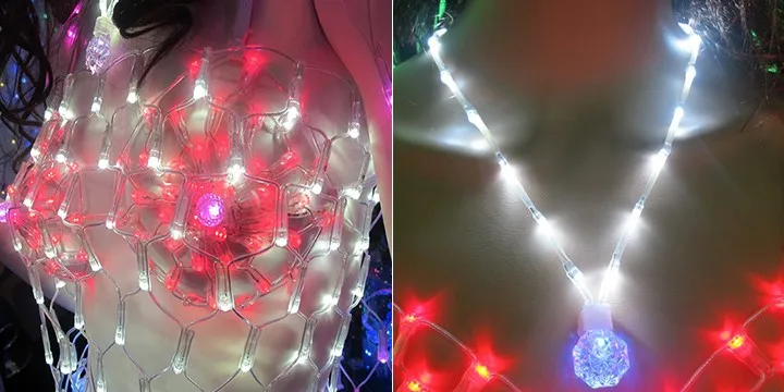 Sex Body art net lights for commercial building decoration