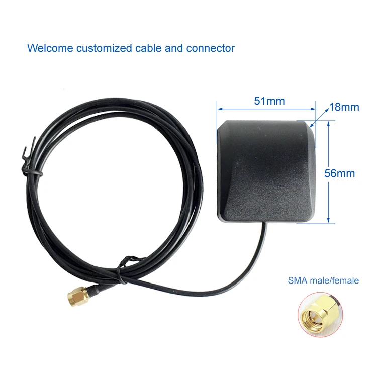 Sgs Fc Ce 1575mhz 1561mhz Bd Combo 42dbi Car Active Gps