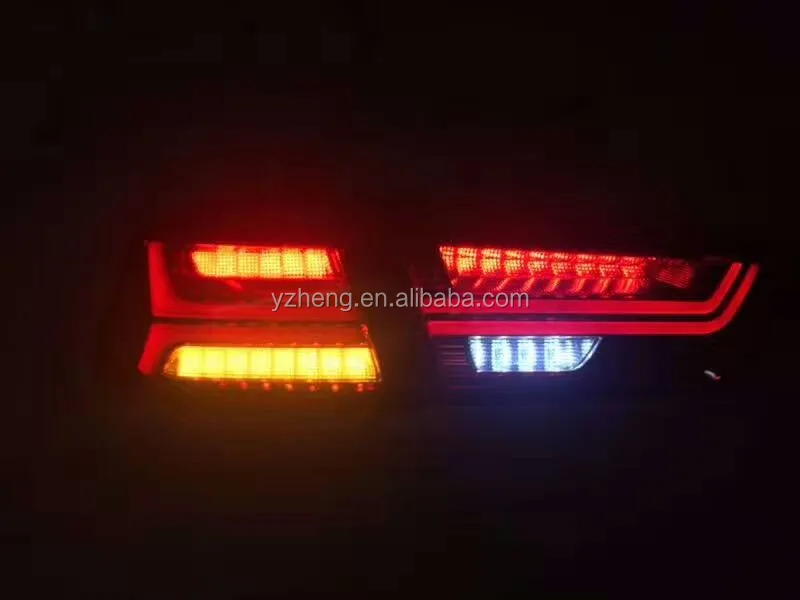 Vland Wholesale New  Tail Lamp For  Lancer LED Taillamp 2008-2017 LED Rear Light Red Lens Signal Light Car Light Assembly