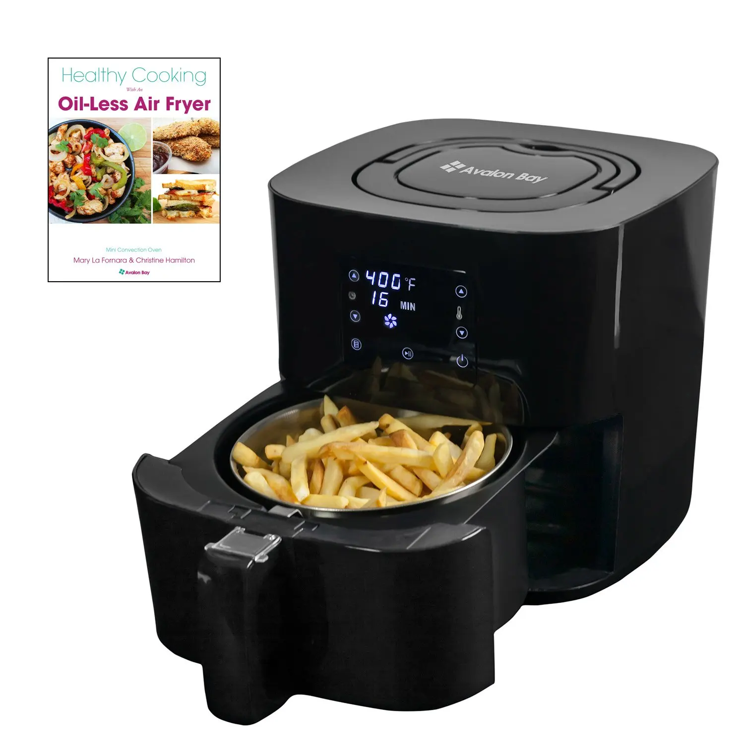 Luckily, the Avalon Bay Air fryer AF25BSS allows you to make healthy fried ...