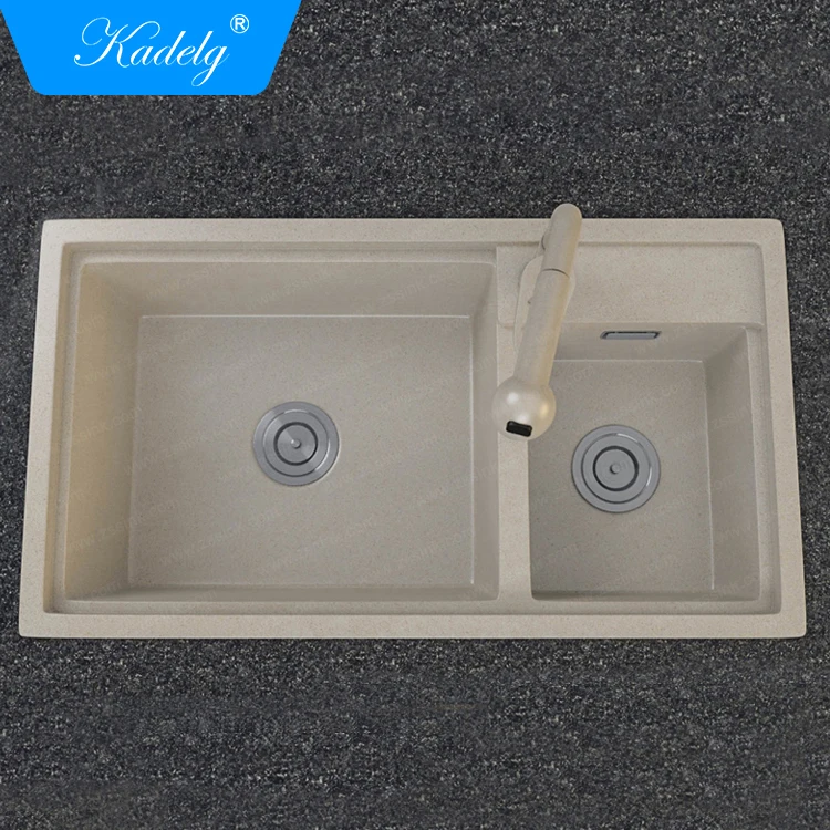 Unique Double Bowl Granit Kitchen Sink