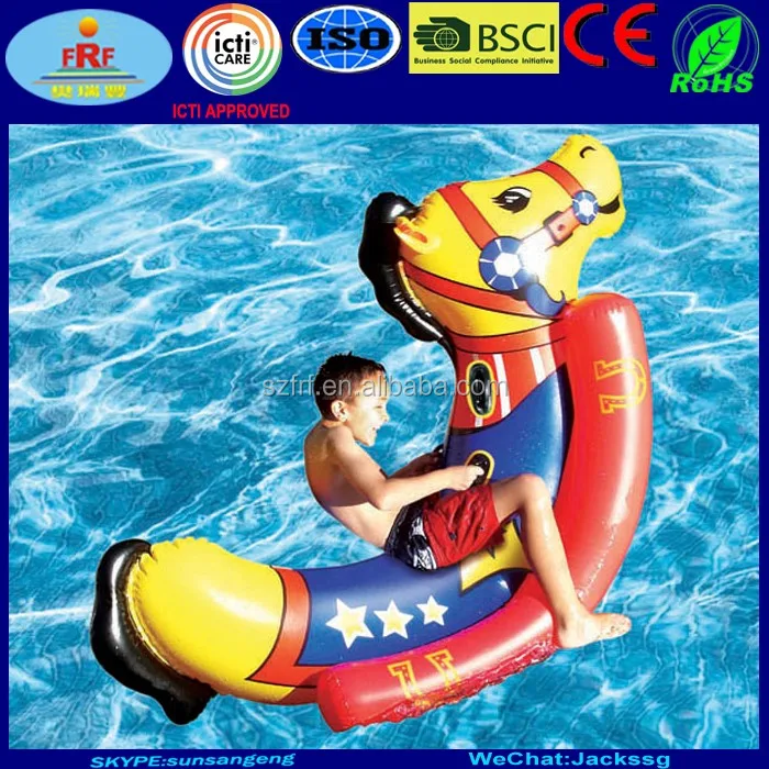 inflatable horse pool float