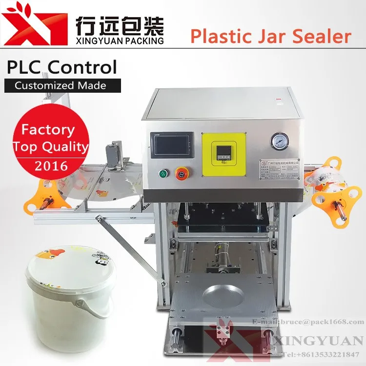Plastic Bottle/jar/bucket Top Film/foil Sealing Automatic Sealer Machine Buy Bottle Sealer