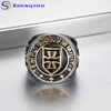 Hot Selling Jewelry Stainless Steel Hip Hop Silver Ring Men