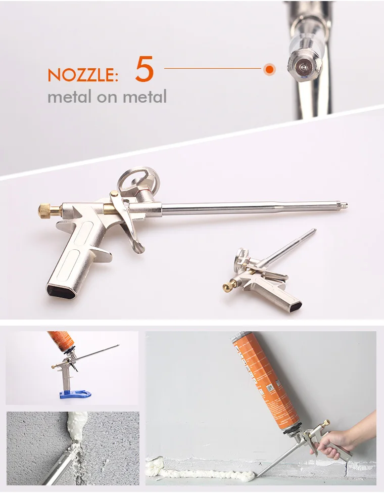Patented professional hand tools airless one component foam gun