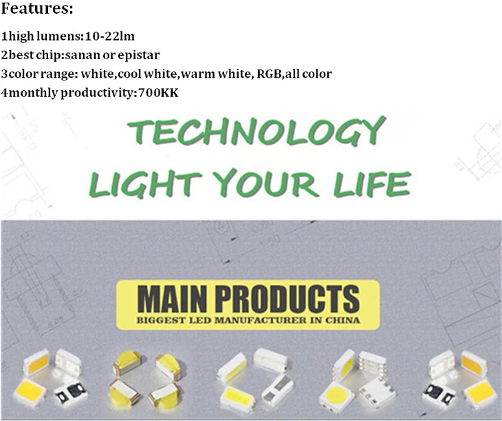 Epistar Rgb High Power Lumen Specifications Datasheet 0.5w 5050 Smd