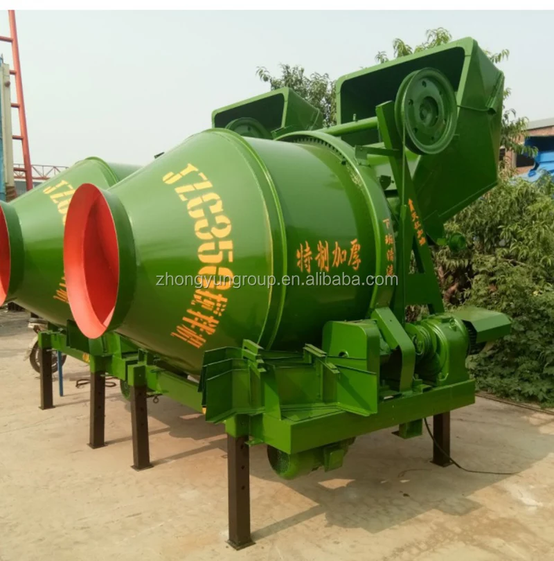 Jzc350 1 Yard Concrete Mixer,1 Cubic Meters Concrete Mixer,Used Diesel