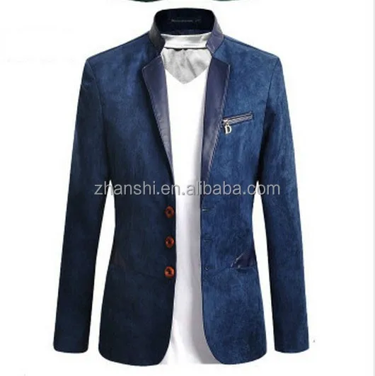 OEM Latex Fashion European Coat High Quality Velvet Man Coat Suit
