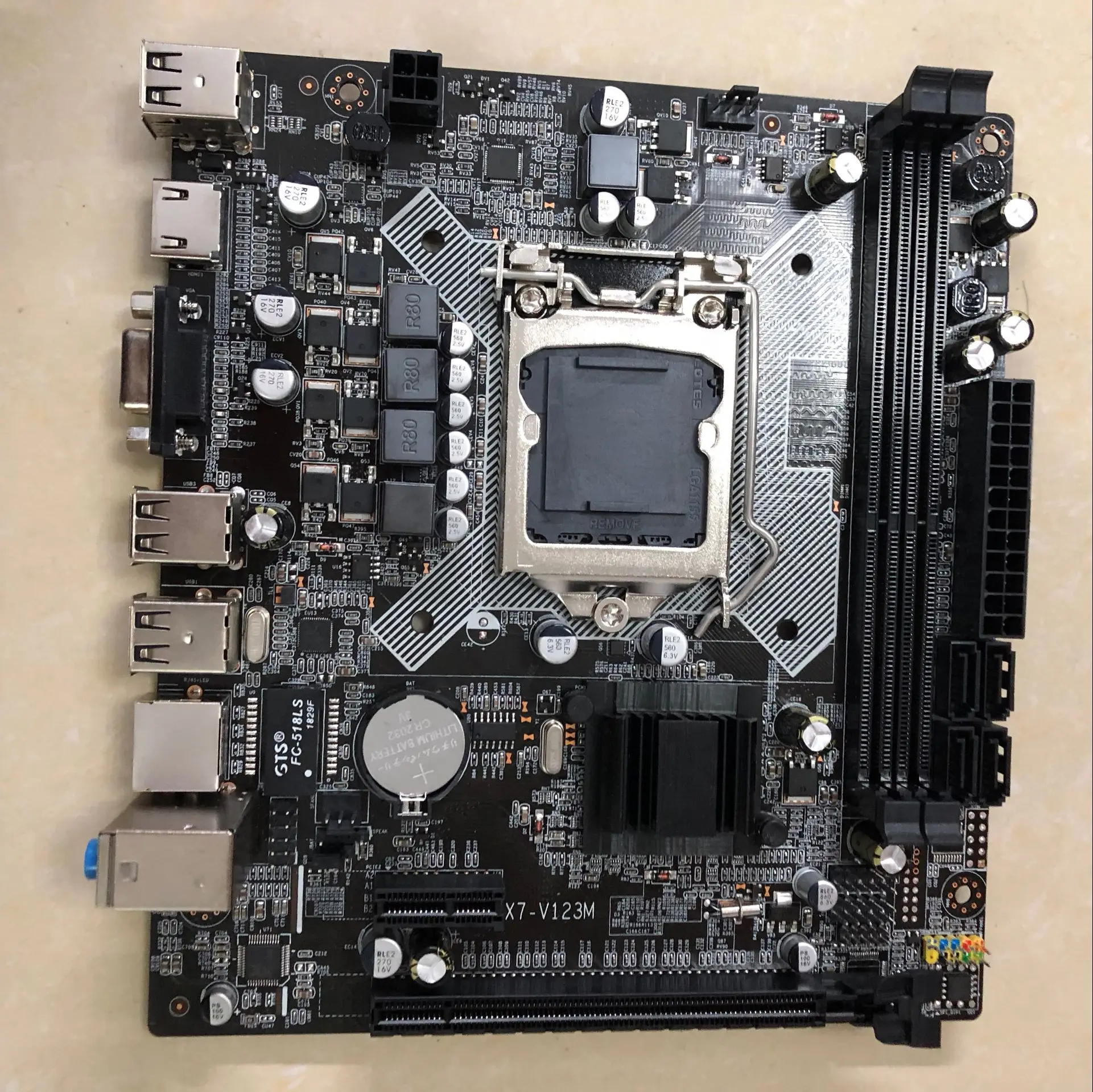 Best Price H61 Matx Lga 1155 Quad Core Dual Ddr3 Ram Mainboard - Buy ...