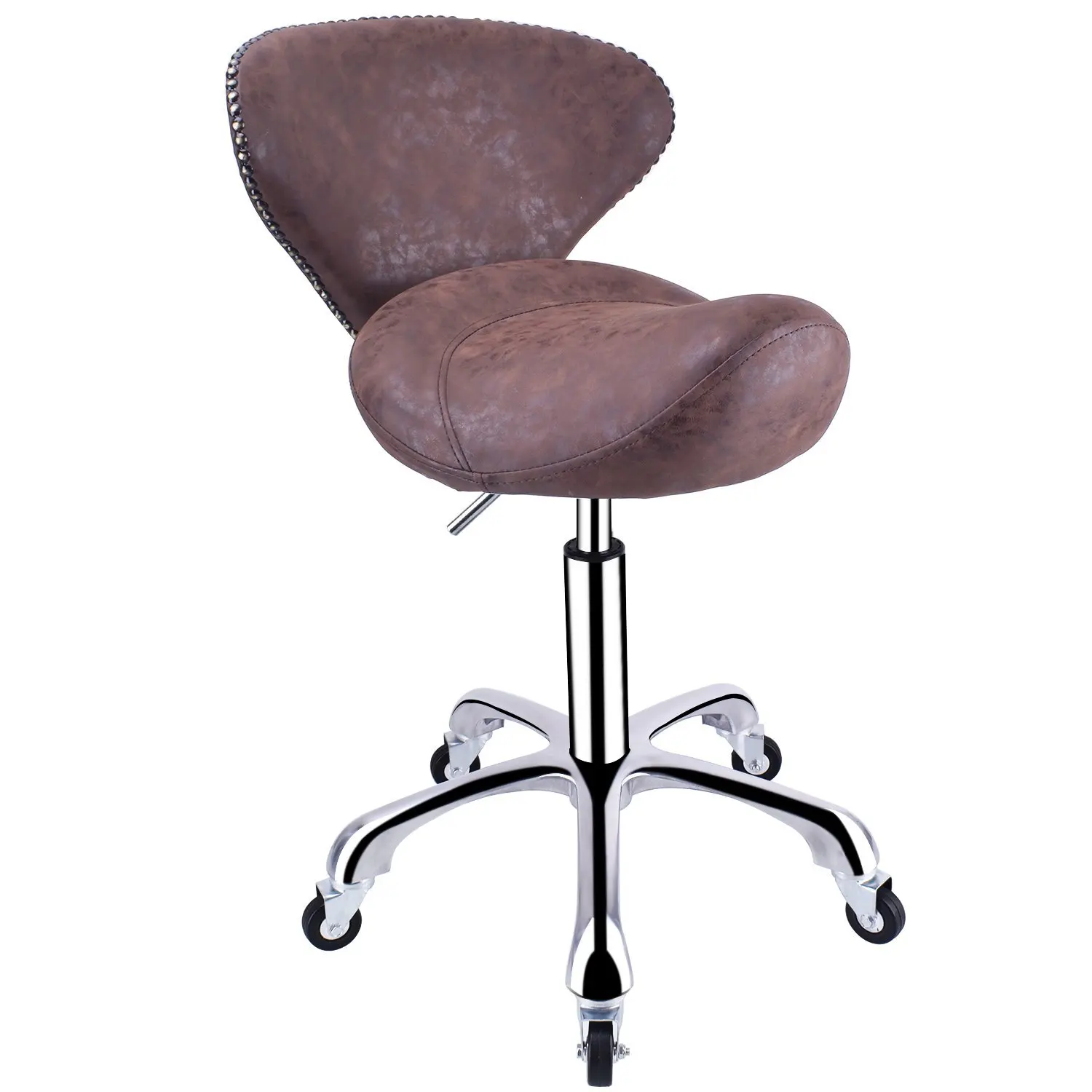saddle seat with backrest