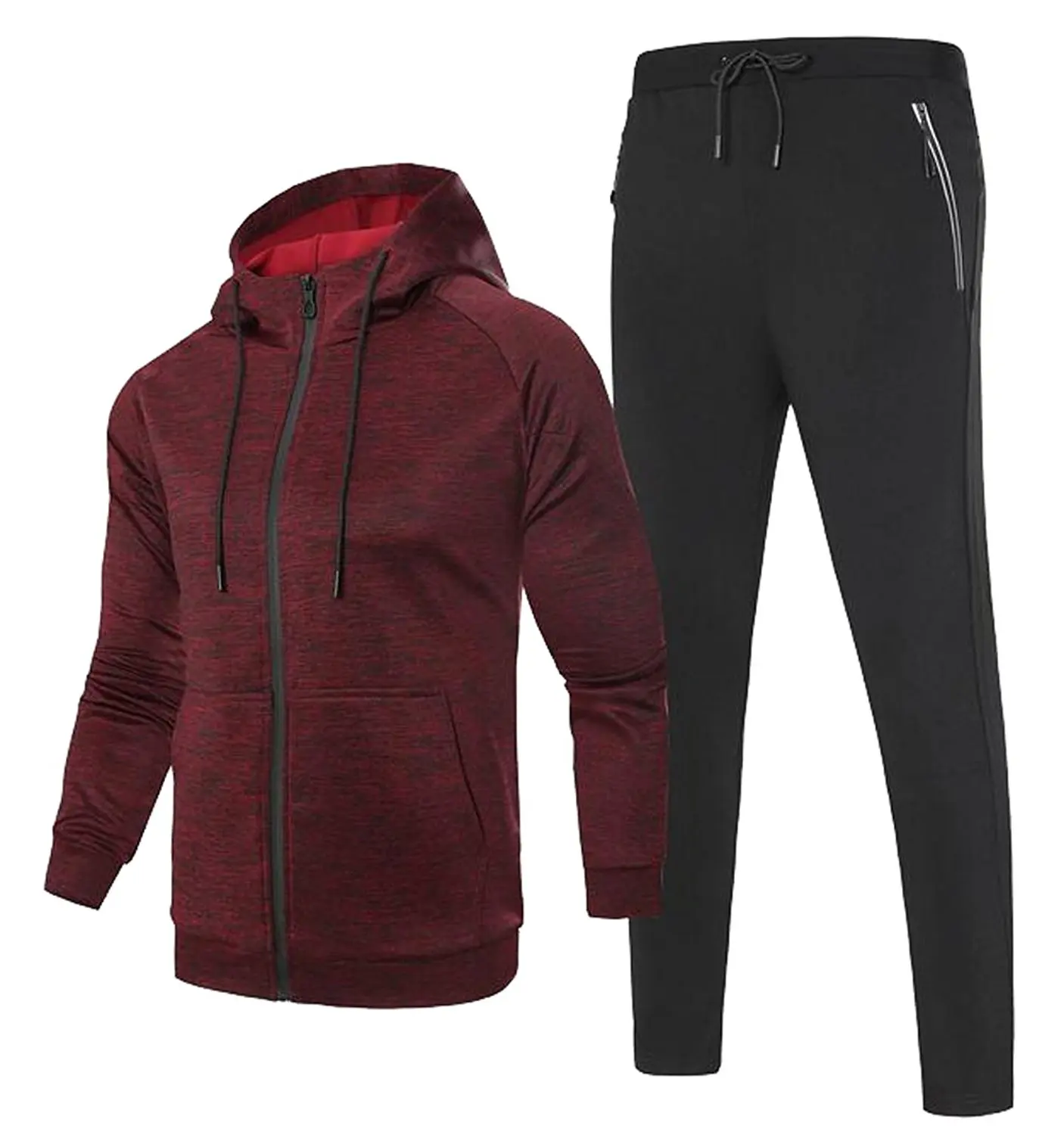 ONTBYB Mens Bodybuilding Hoodie Casual Sport Running Jogger Pullover