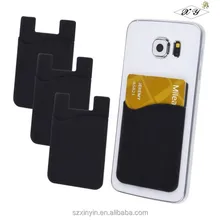 Оптовая продажа сотовый телефон кредит держатель для карт, силиконовый ID card wallet