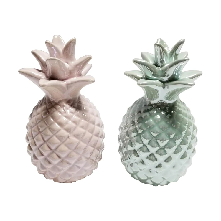 时尚批发白云石菠萝家居装饰