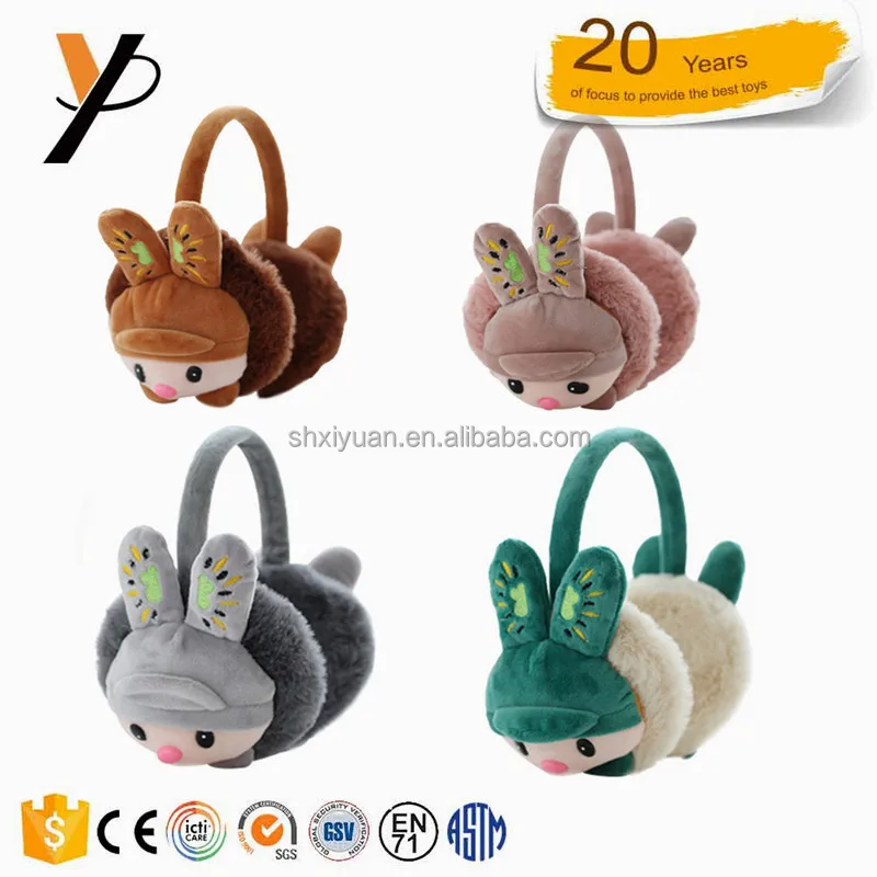 Promotional Animal Shaped Cute Earmuffs Bunny For Sale Earmuffs For