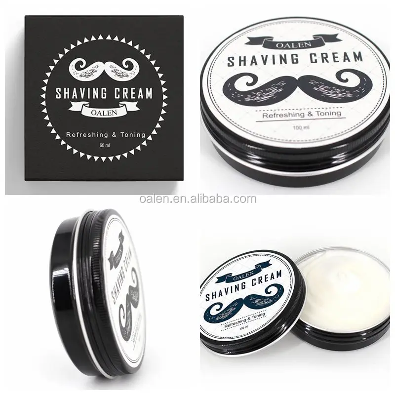 100ml  Private Label Wholesale Bulk Shaving Cream Sandalwood scents For men