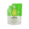 High Quality Custom Printing Stand Up Packaging Washing Hand Soap Liquid Refill Bag With Plastic Spout