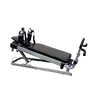 3-Elevation Mini Reformer Exercise System with 3 Pilates Workout and The Power Flex Cardio Rebounder