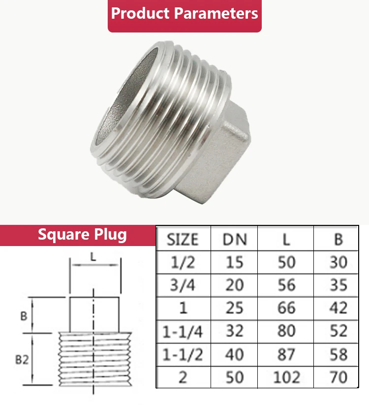 Stainless Steel Bull Plugs 316/316l Forged Stainless Steel Pipe Fitting ...