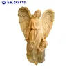 Polyresin home decoration angel with baby statue for festival gift