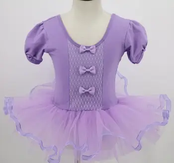 purple ballet leotard with skirt