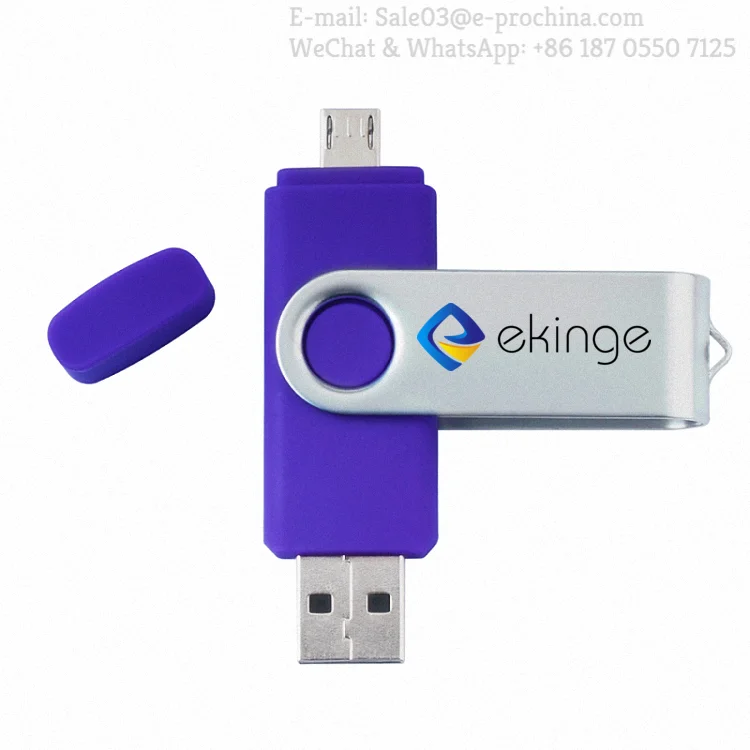 High Speed Double Use Otg Pen drive 16gb 32gb 64gb 2.0 Micro memory stick for smartphone customized logo - ANKUX.COM
