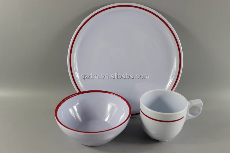 12 pcs Melamine Dinnerware Sets 3PCS