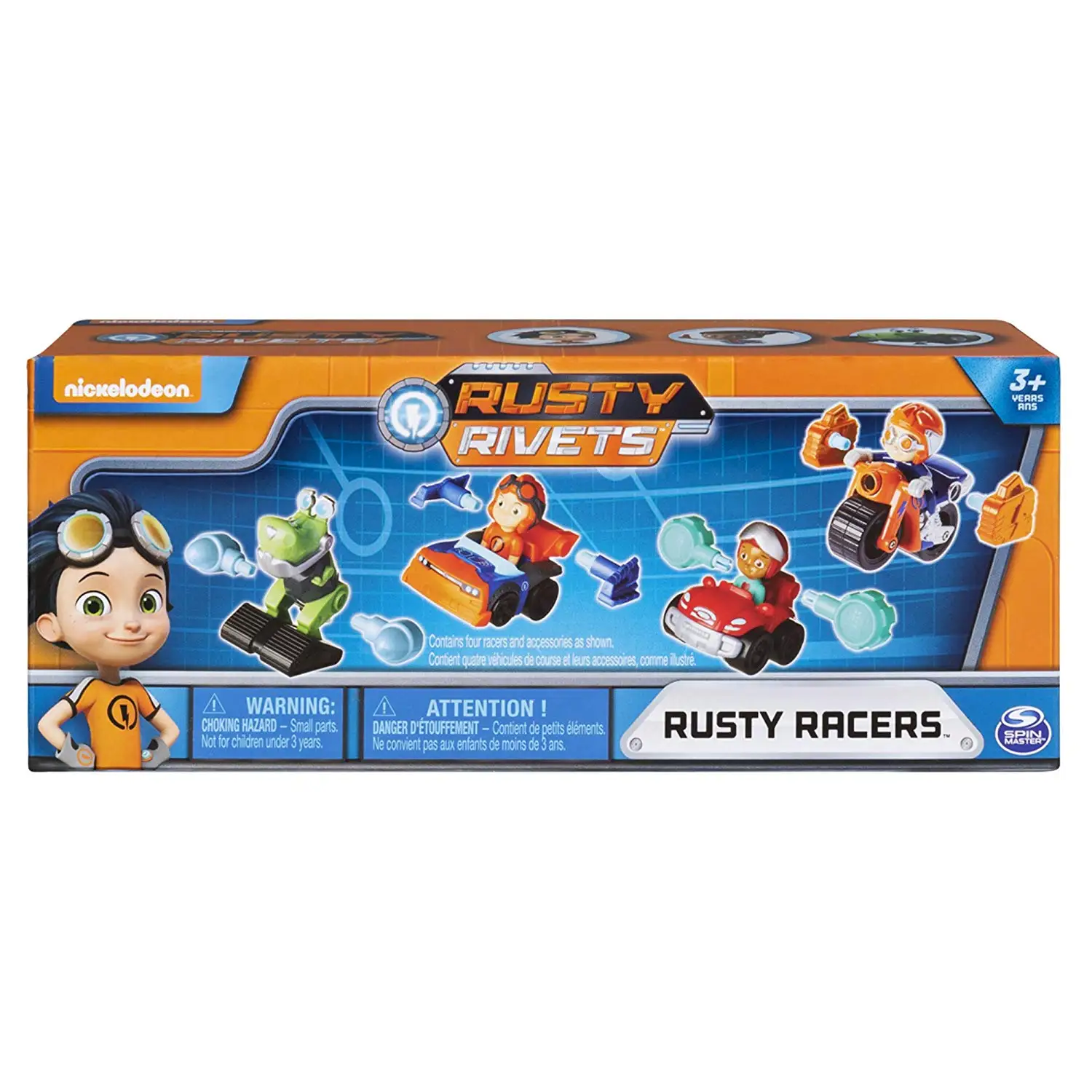 Buy Rusty Rivets Rusty Racer 4Pack Bundle, Racer Figures with Bonus