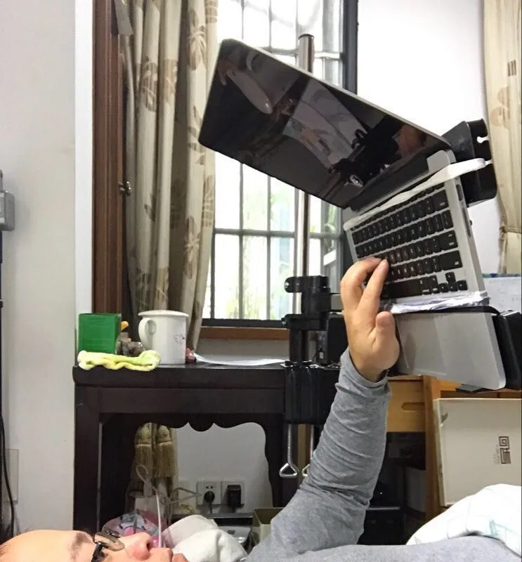 Desk Clamp Type Portable Laptop Stand Holder For Bed,Desk,Office Buy